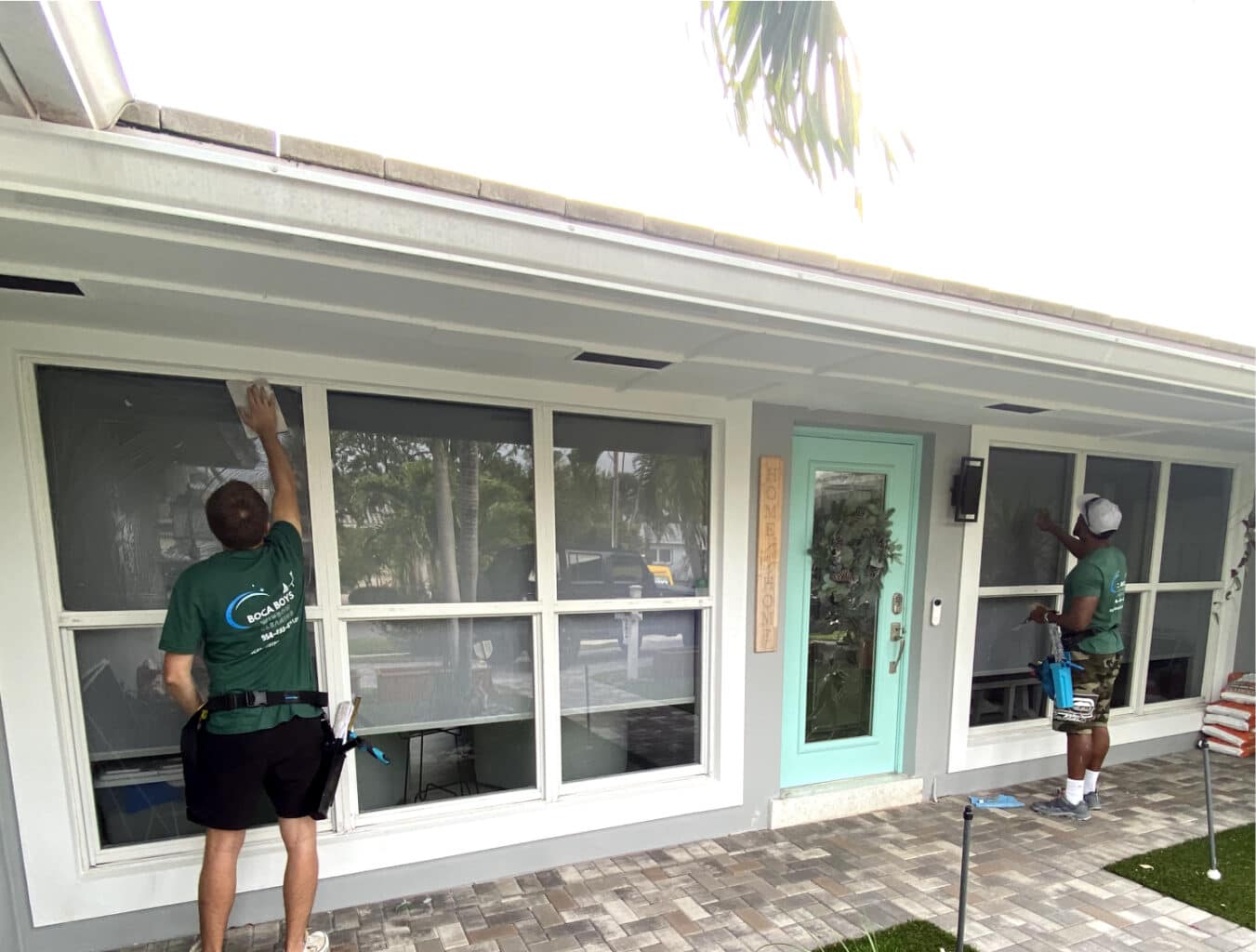 Boca Boys window cleaning